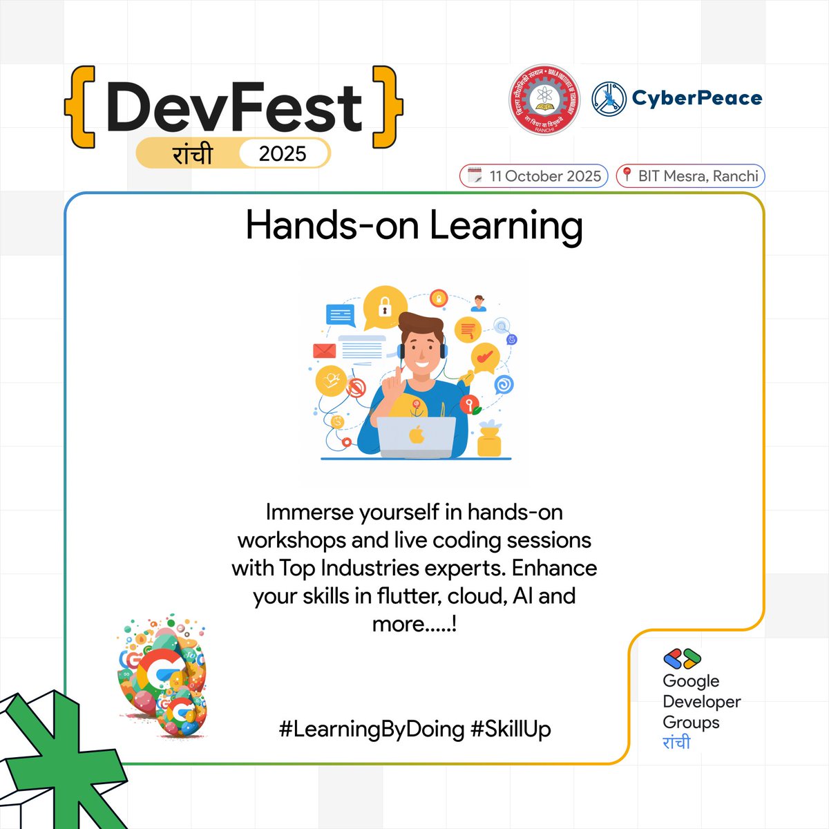 gdgrnc's tweet photo. @GDGIndia @gdgrnc @GoogleIndia @GoogleDevsIN @googledevs @googledevgroups
#goodies
#Devfest2025 #DevfestRanchi #devfestrnc #GDGRanchi #gdgrnc #devfest #devfest2k25 #DevfestRanchi2025 #Google #GoogleDevfest https://t.co/pSgefyO0KZ