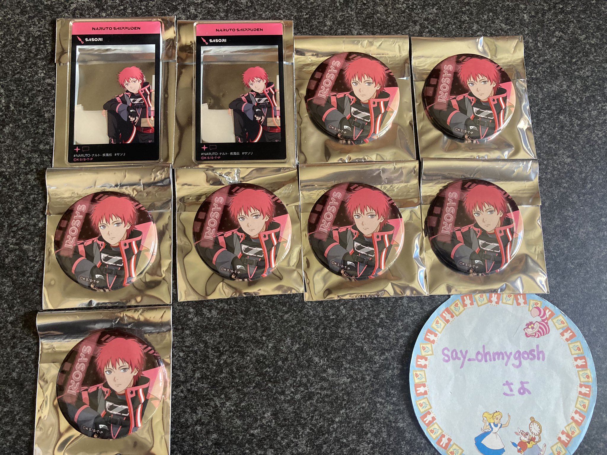NARUTO レッド東京タワー コラボ　【 カカシ 】　6点　缶バッジ NARUTO 缶バッジ 東京タワー RED まとめ売り - メルカリ