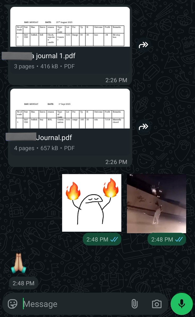 Almalik_Mokiiwa's tweet image. One post (I posted miezi iliyopita) had the Impact on someone's Trading Career!

Tulianza Show Julai 3...

Two weeks trading Journals (Nimeweka chini hapo). Ndani ya wiki mbili, Loss ni MOJA.

Am DONE......✅✌