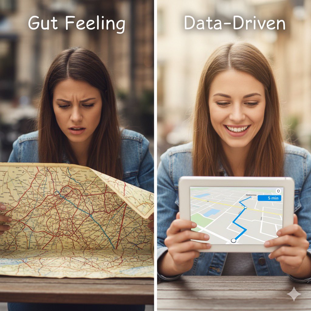 DataWitAI's tweet image. You wouldn&apos;t start a weekend road trip without checking the map. So why start next week&apos;s business plan without looking at your data?
Your data is the roadmap that shows you the shortcuts, the traffic jams, and the best route to your goals. #BusinessStrategy #Roadmap #Analogy