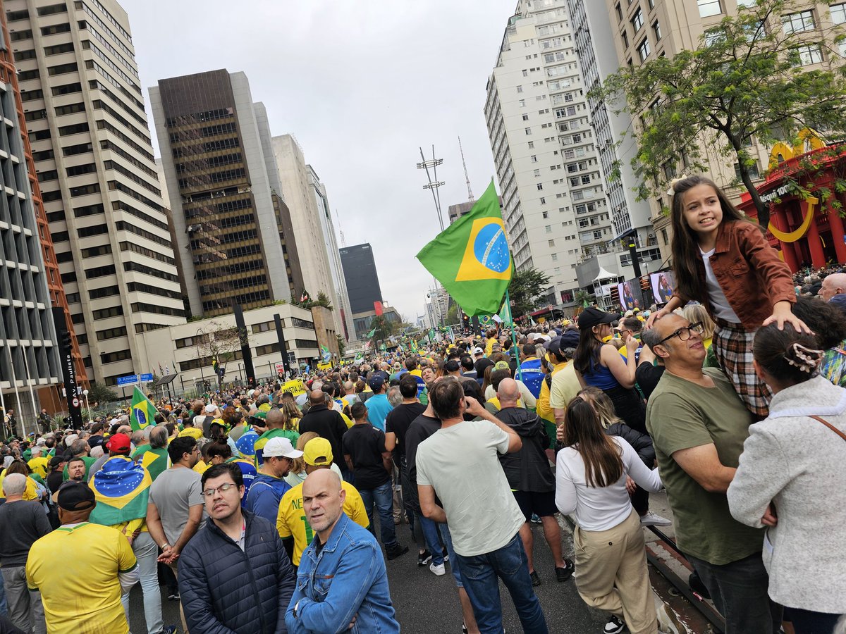 PAULISTA 15:35HS. BASTA DITADURA DO STF E GOVERNO LULA