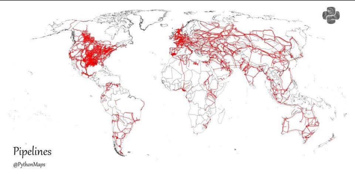 Натурал хийн хоолойн зураг.
Хийн хоолой ихтэй газрууд баян, хийн хоолойгүй газрууд ядуу орнууд байдаг юм байна.
Монголд ганц хийн хоолой барих гэсэн чинь слава нар тэнэг2 юм бичиж эсэргүүцэх юм!