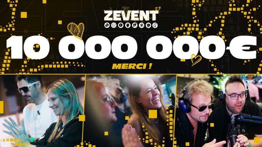 AlertesInfos's tweet photo. 🚨🇫🇷👾 ALERTE INFO | RECORD PULVÉRISÉ !!! Le #ZEvent2025 franchit la barre des 10 millions d’euros récoltés, alors qu’il reste encore plusieurs heures de marathon. Le précédent record s’élevait à 10 182 126€. https://t.co/5n8O2r7Ep4