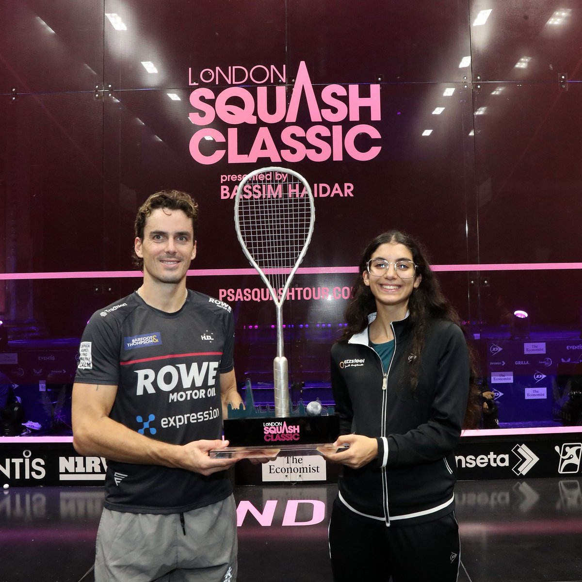 🏆 What a week these two have had 🙌

<a href="/paulcollsquash/">Paul Coll</a> &amp; <a href="/amina_orfi/">Amina Orfi</a> are our 2025 champions 👏

#LondonClassic