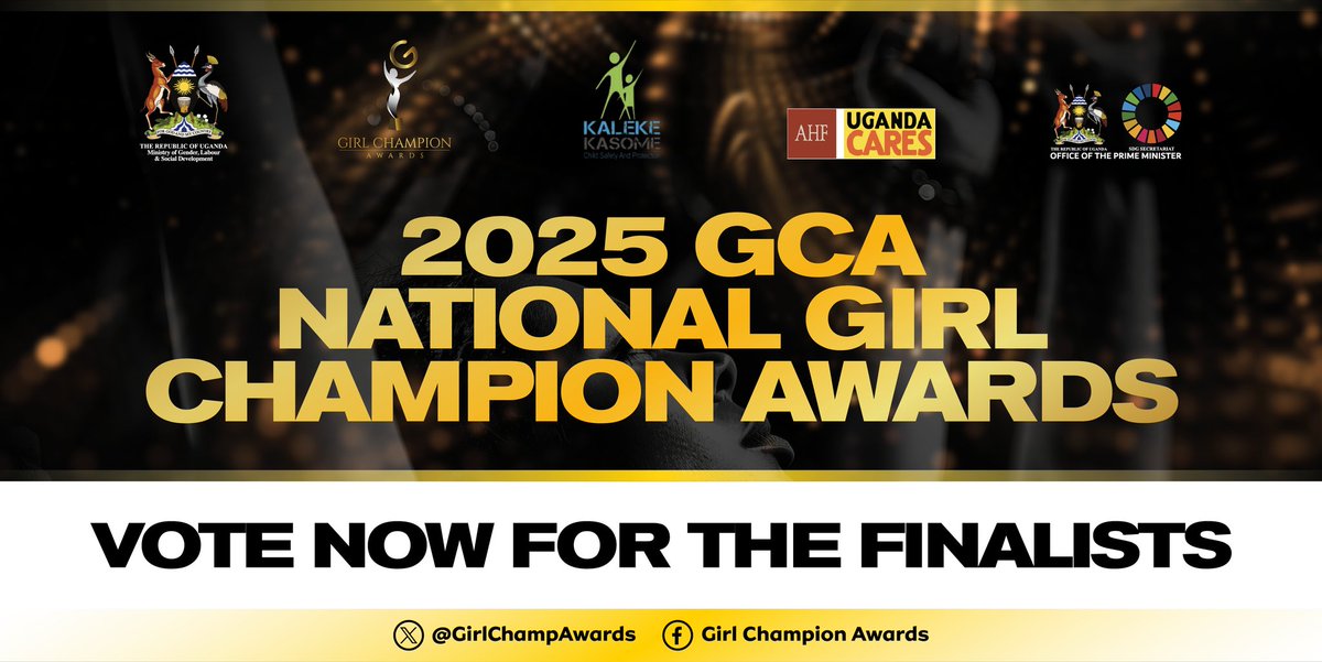 We are excited to present to you the 2025 #GCAFinalists. 

Voting officially commences tonight at 00:00HRS 💃 💃.  Vote your favourite #Champions in their #GCACategories

Vote via the link: africavotes.com/p/the.2025.gir…

#CelebratingExcellence 
#CelebratingResilience 
#GCA2025