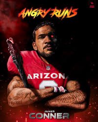 I will never stop loving James Conner. He’s 30 years old, still lowers his shoulder like he’s 22.

The kind of guy who doesn’t know how to run any other way. Or doesn’t want to.