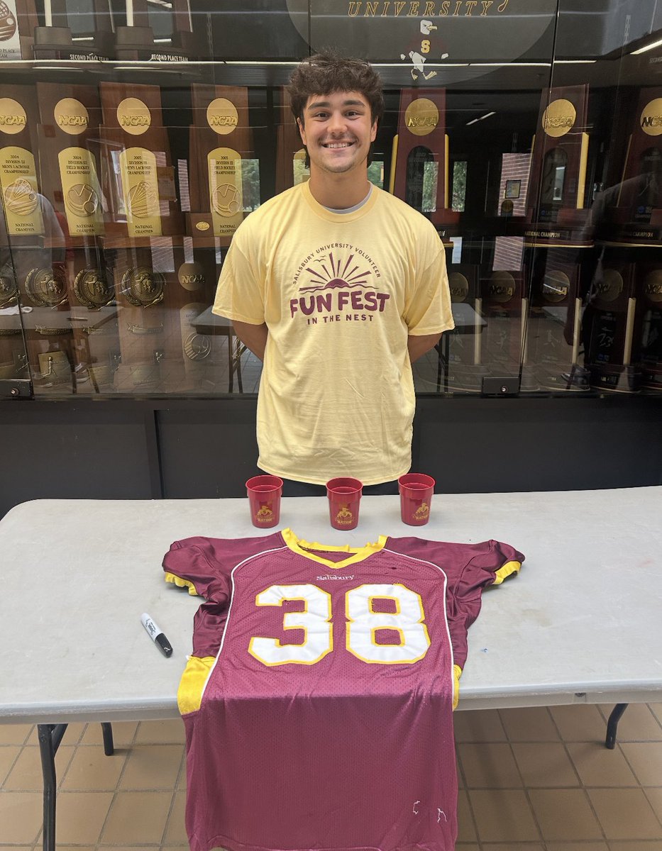 Salisbury University Football (@seagullfootball) on Twitter photo Fun Fest in the Nest
Seagulls celebrating 100 years of flying
#GoGulls | #CentennialDay Fun Fest in the Nest
Seagulls celebrating 100 years of flying
#GoGulls | #CentennialDay