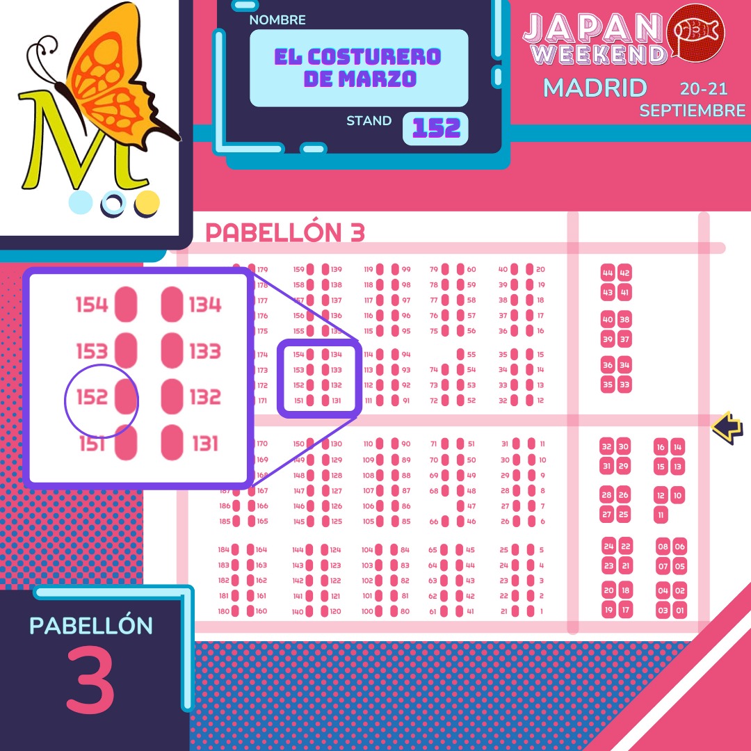 El Costurero de Marzo ⛩️ JW MADRID NC152 tweet media