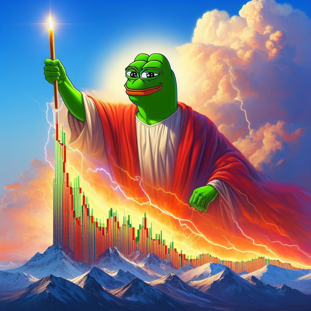 $PEPE to the moon!🌕