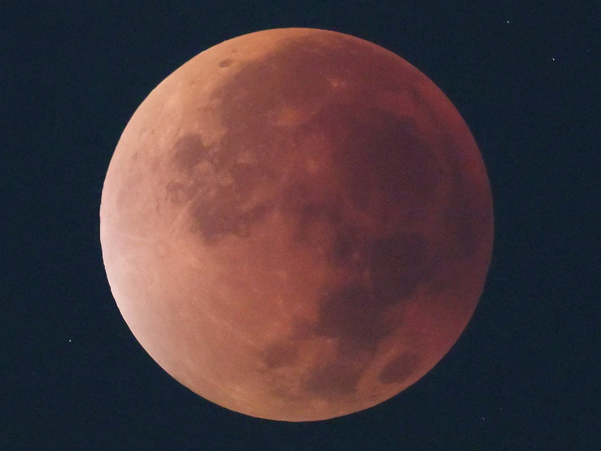 食の最大
手持ち撮影の限界

#皆既月食