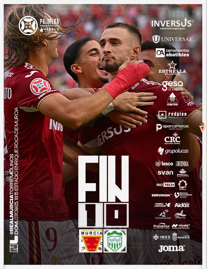 realmurciacfsad's tweet photo. J2 | FIN | 1-0 | 🔚 🤩 
¡𝗙𝗜𝗡𝗔𝗔𝗔𝗔𝗔𝗔𝗔𝗔𝗔𝗟 𝗗𝗘𝗟 𝗣𝗔𝗥𝗧𝗜𝗗𝗢! 
¡𝗣𝗥𝗜𝗠𝗘𝗥𝗔 𝗩𝗜𝗖𝗧𝗢𝗥𝗜𝗔 𝗗𝗘 𝗟𝗔 𝗧𝗘𝗠𝗣𝗢𝗥𝗔𝗗𝗔! 
¡Y LO HACEMOS EN CASA JUNTO A VOSOTROS, AFICIÓN! ❤️
🔥 ¡VAMOOOOOOOOOOS! ➕3️⃣
⚽️ @FlakusBosilj 
#RealMurciaTorremolinos https://t.co/2cnnSQdT5Q