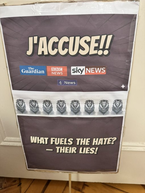 #EBluemountain1 🎗 (@ebluemountain1) on Twitter photo J'Accuse!!!
Some 70,000 people marched against antisemitism in central London today other than an article in <a href="/DailyMail/">Daily Mail</a> I see all the British media have given it a wide berth.
Your silence <a href="/BBC/">BBC</a> <a href="/SkyNews/">Sky News</a> <a href="/Channel4News/">Channel 4 News</a> @Guardian and the rest of you speaks volumes. J'Accuse!!!
Some 70,000 people marched against antisemitism in central London today other than an article in <a href="/DailyMail/">Daily Mail</a> I see all the British media have given it a wide berth.
Your silence <a href="/BBC/">BBC</a> <a href="/SkyNews/">Sky News</a> <a href="/Channel4News/">Channel 4 News</a> @Guardian and the rest of you speaks volumes.