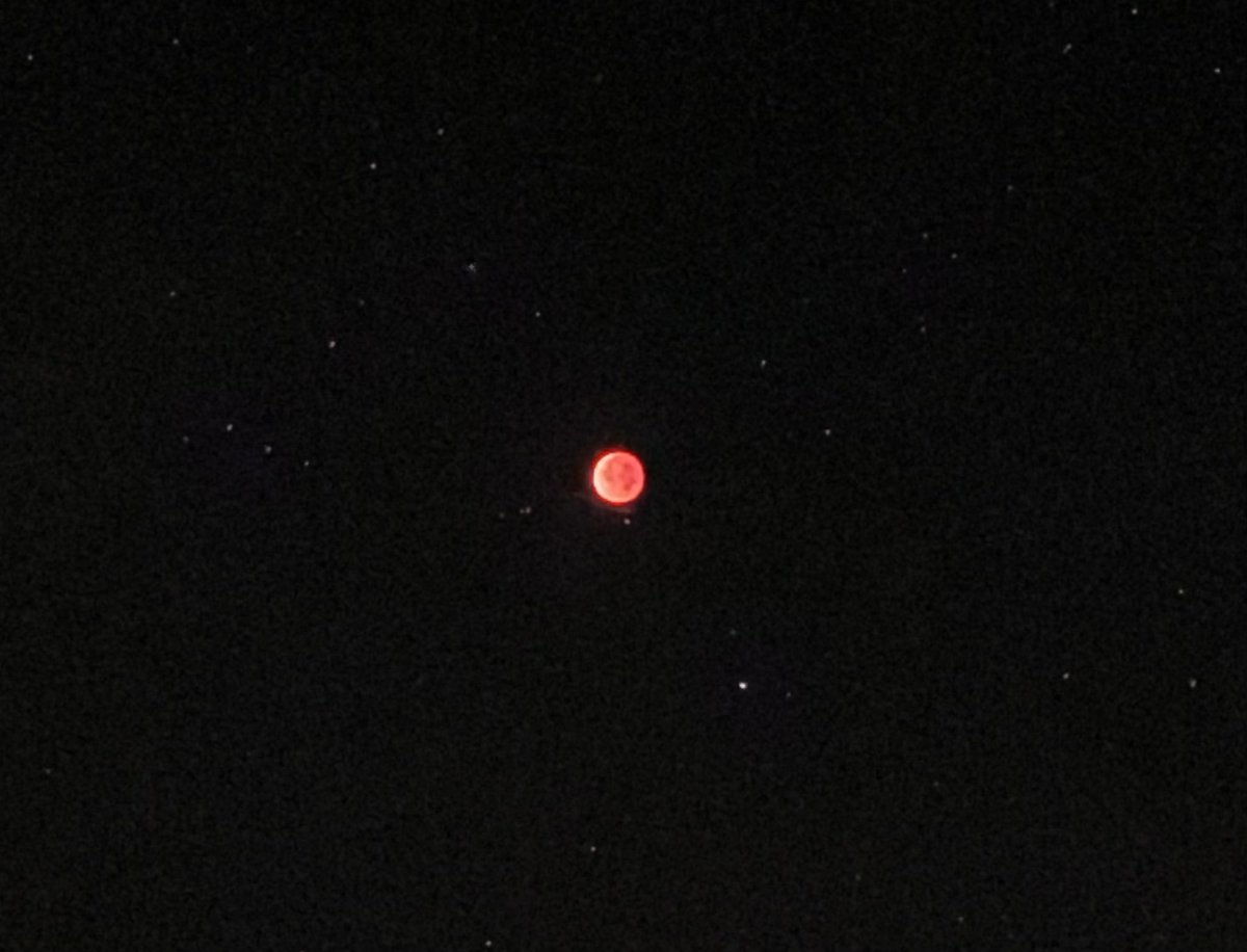 皆既月食🌕
