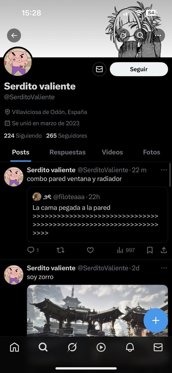 Cambio de user