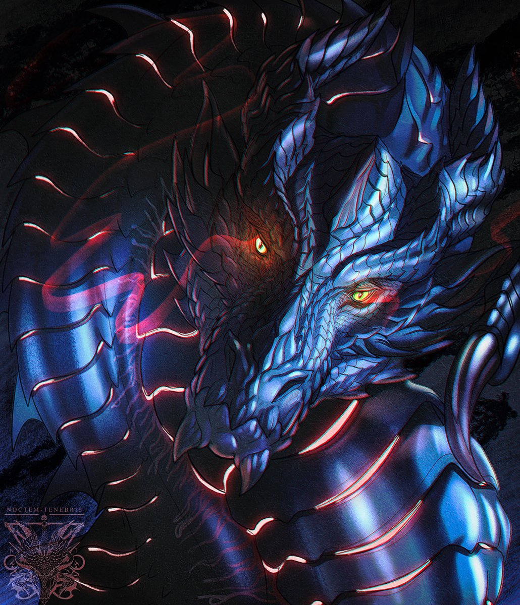 The shadow of Chaos :new_moon::fire:  

Kofi color sketch commission for @/Zevryan1