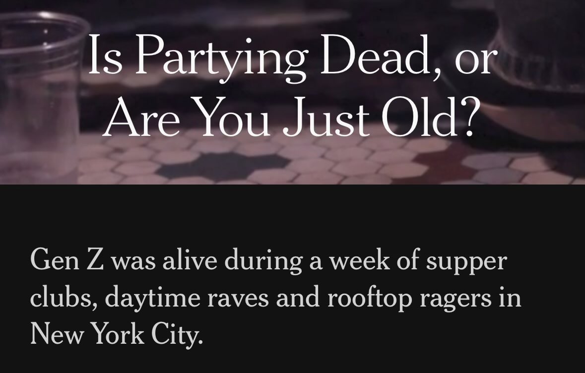 The NYT trying to understand the social life of Gen Z by going to clubs in New York is trying to understand North Koreans’ quality of life by touring central Pyongyang