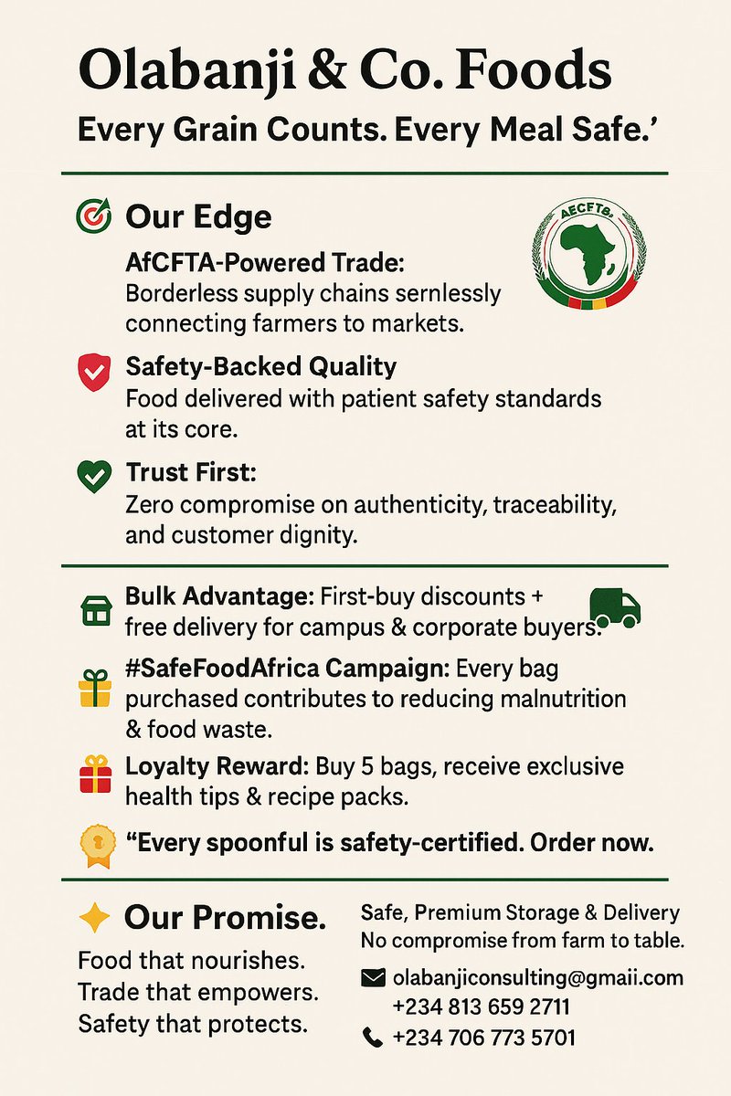 OlabanjiMikail's tweet photo. @AskMichaelTaiwo We got you covered for your local foods, such as Garri, Yam pod/flour,(elubo kayama) millet/shoghum ,millet powder, etc
The attached millet powder is 20kg and was sent to Maryland (US)
+2348136592711
olabanjifoods@gmail.com
#Borderlesstrade
#digitaltrade
#AfCFTA https://t.co/AsK062Nwfe