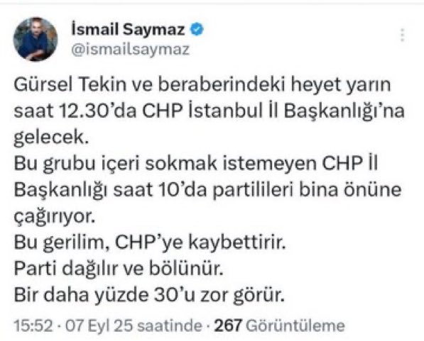 İsmail, bu ileti sana mı ait? Hesabına baktım göremedim. Sildiysen de sildim de. 
Hepimiz hata yaptığımızın farkına vardığımızda düzeltiriz. Spekülasyona fırsat tanımamak gerekir <a href="/ismailsaymaz/">İsmail Saymaz</a>