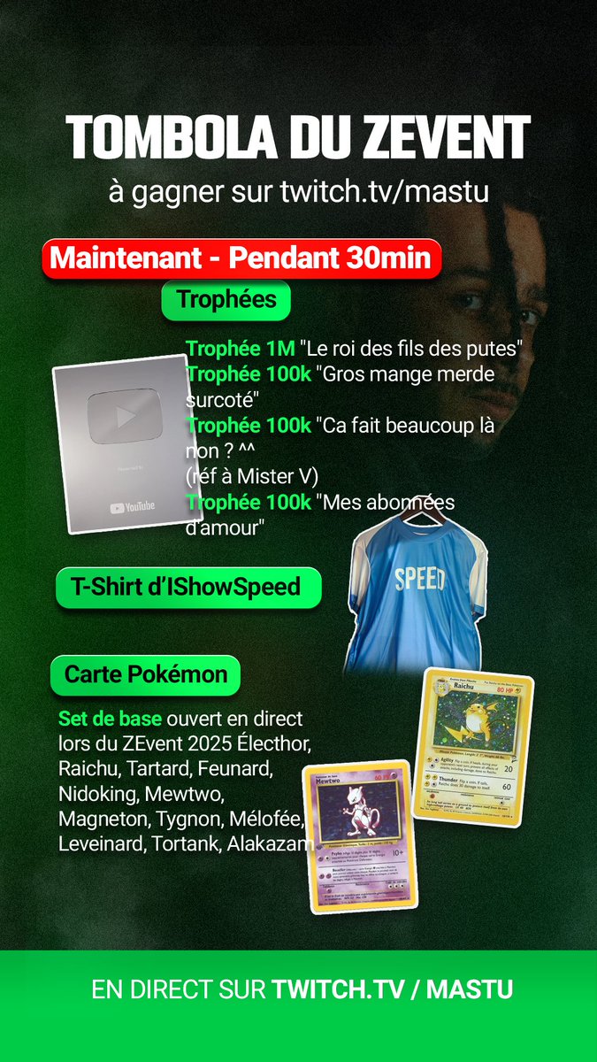 TOOOOOMBOLA XXL OUVERTE VENEZ VENEZ 

twitch.tv/mastu