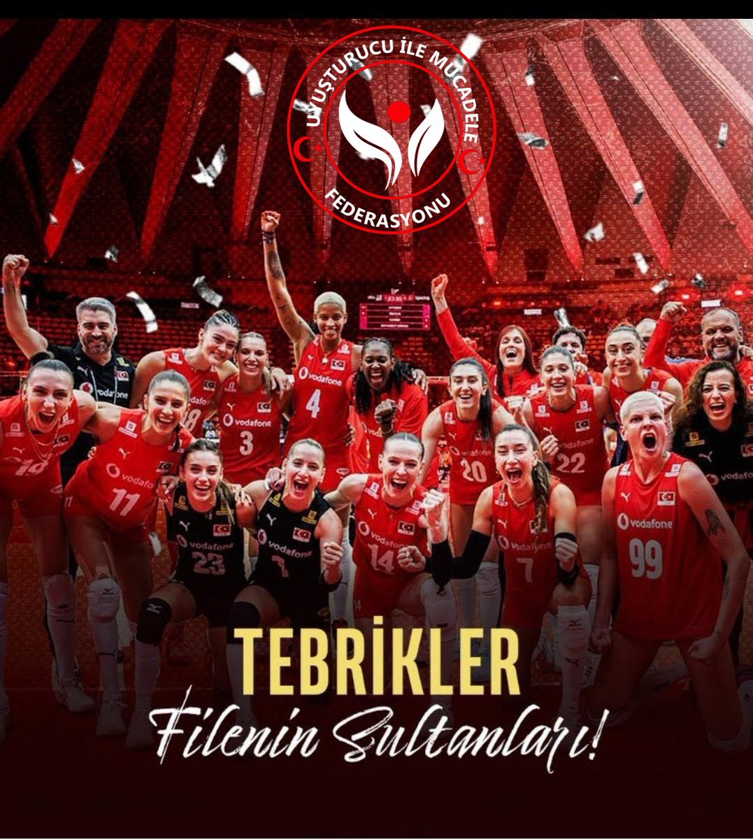 Filenin Sultanları, dünya ikinciliğiyle hepimizi gururlandırdı. Mücadeleniz ve azminiz gençlerimize ilham kaynağı oldu. Tebrikler! 🇹🇷👏 #FileninSultanları #voleybolmillitakımı