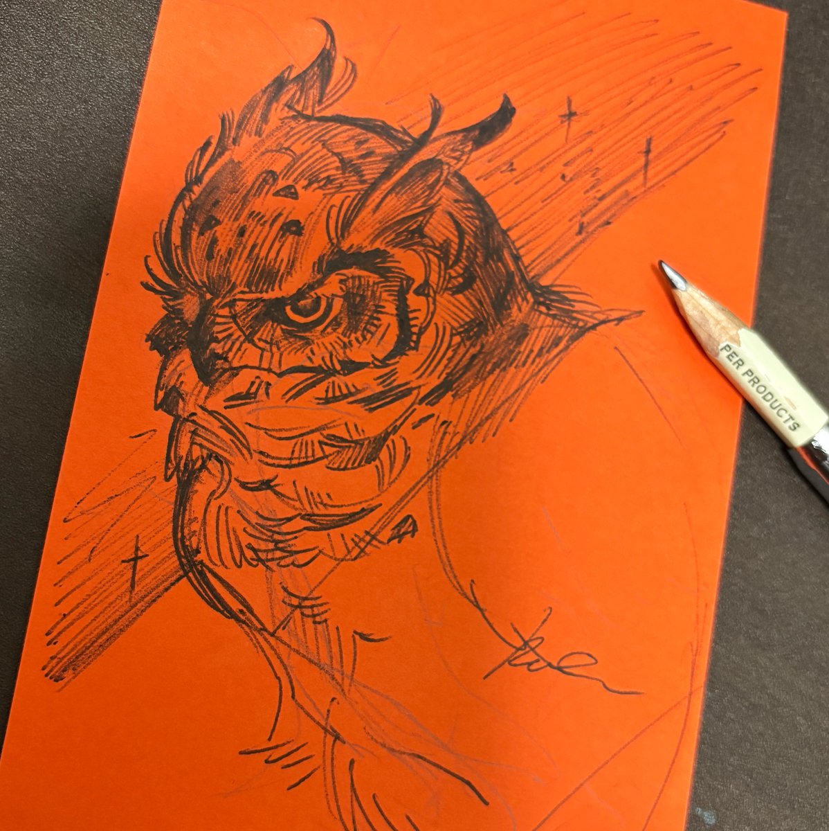 sketch🦉
ちょっとでも手を動かさないとね