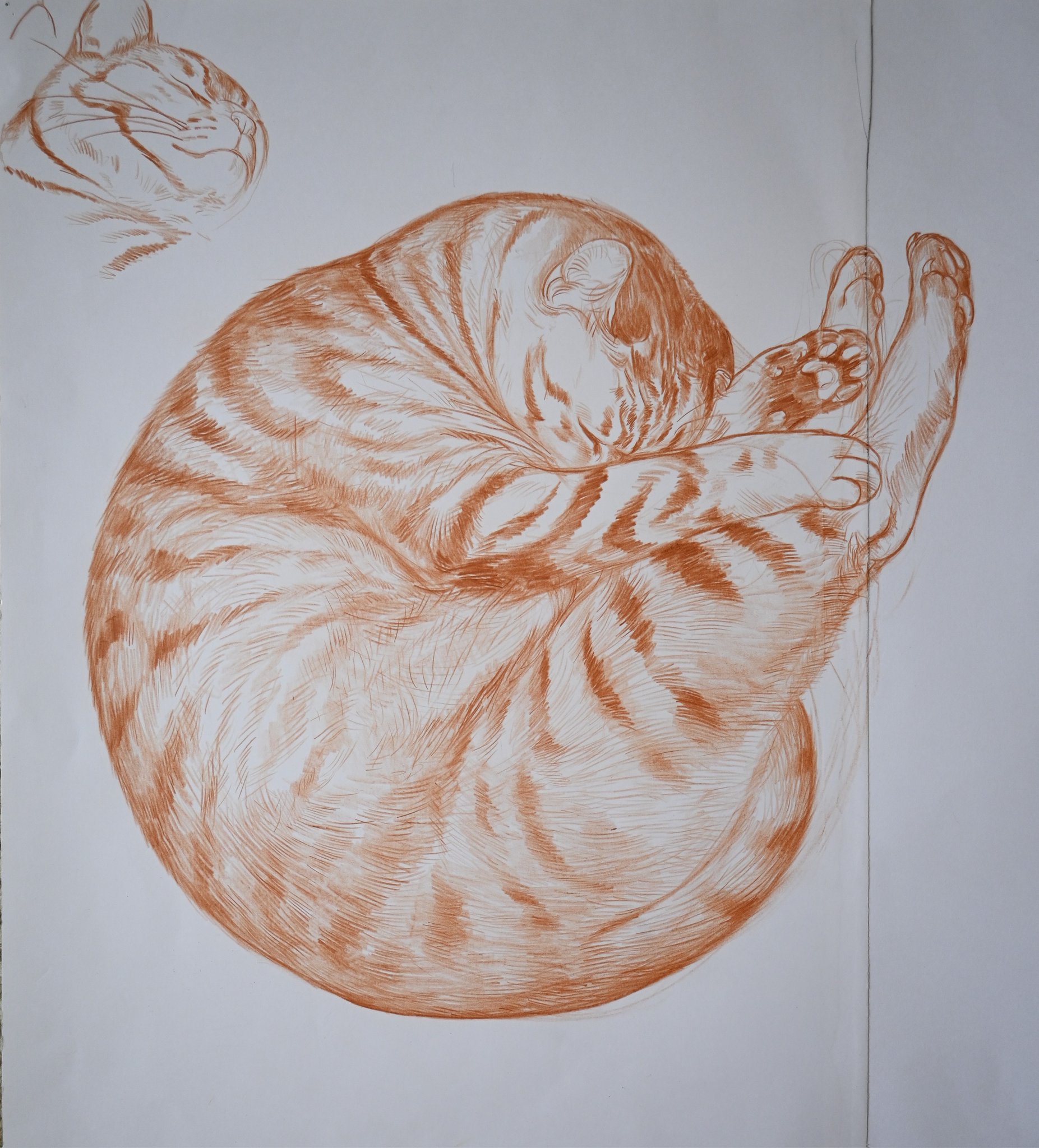 12時間以内に売れなければ300円❗手作り額付き原画絵画　「日が昇るニャンコ 額付き原画)睡蓮と水面に映る月 夜空 星 金箔 月明り アート