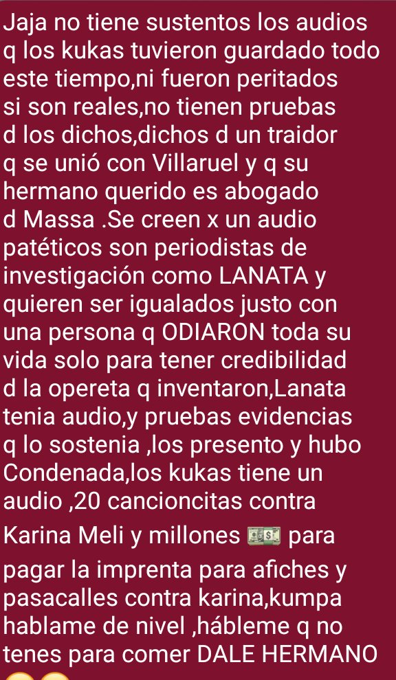 madee10n's tweet image. Cartelito ?
Dibujito con lapicera de 3% ?
Pancartas ?
Pasacalles ?
Canciones?
La DISCAPACIDAD MENTAL DE LOS KUKAS son estratósferico 😆😆
#KirchnerismoNuncaMas
#KirchnerismoNuncaMás
#FueraKicillof
#fueramonarquíainútil 

#YoVotoLLA 
Caputo Milei Karina
Junta Electoral