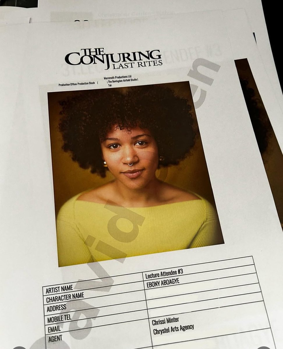 ChrystelArts's tweet photo. We are so excited that The Conjuring: Last Rites is out so we can go and see Ebony in it 😍 https://t.co/N8OLGNoxhl