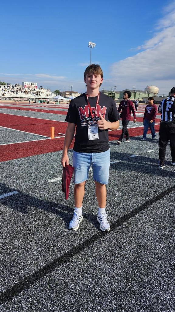 Thanks <a href="/McMURRYFOOTBALL/">McMURRY FOOTBALL</a> and <a href="/CoachNealMcM/">JORDAN NEAL</a> for the gameday invite and amazing hospitality!! See yall again soon! FAW!!!  <a href="/Devo26Dorris/">Devon Dorris</a> <a href="/foster_sawyer/">Foster Sawyer</a> <a href="/jwheeler294/">jason wheeler</a> <a href="/mattdwalter/">Coach Matt Walter</a> <a href="/JClarkHFB247/">Jeremy Clark</a> <a href="/RecruitAzle/">Azle HS Football</a>