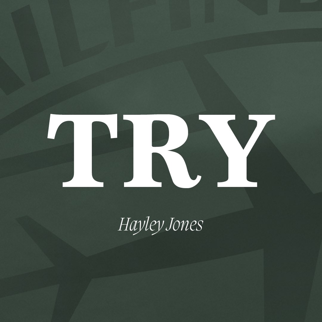 57 | TRY for Jones! 

Another line out and driving mauls sets Jones up for our fourth try! 

Taylor narrowly misses the conversion. 

🃏24-22✈️

#HARvTFW | #FollowTheTrail 💚