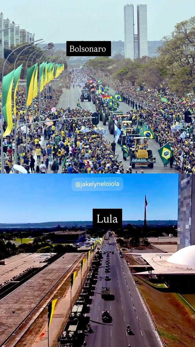 Jakelyneloiola_'s tweet photo. 07 de Setembro 
Bolsonaro 🇧🇷 X Lula 🚩

Contra imagens, não há argumentos https://t.co/Tk5crr6a7D