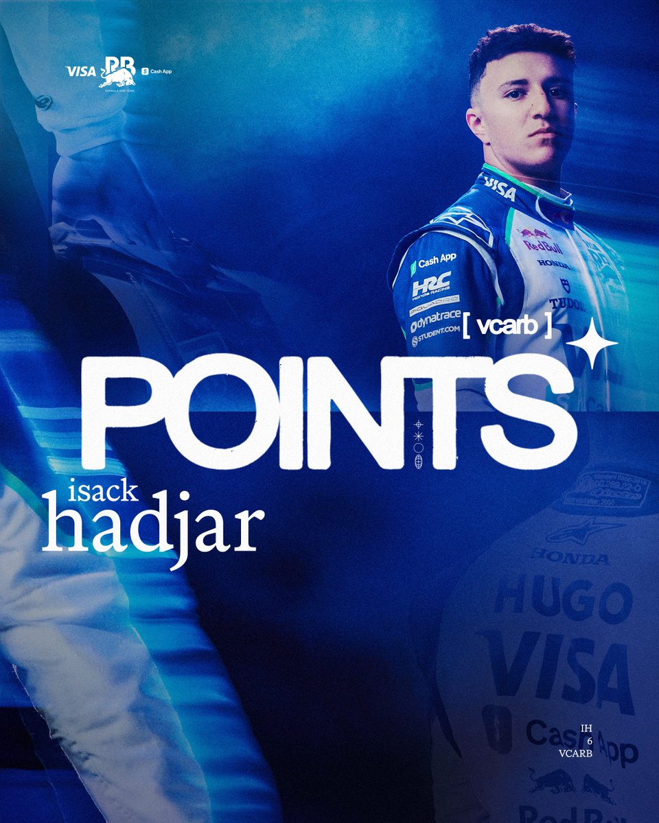 visacashapprb's tweet image. Isack Hadjar… Dawg.

#F1 #VCARB #ItalianGP