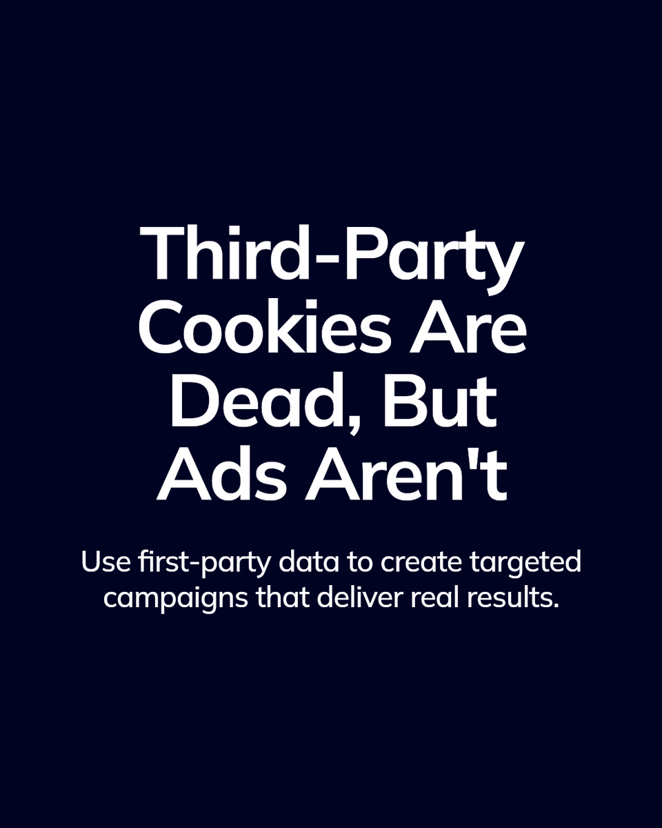 MV3Marketing's tweet photo. Deprecating third-party cookies isn't the end of targeted ads.

It's a chance to harness first-party data for personalized campaigns that truly resonate. 

First-party insights are the new gold standard for precision marketing. https://t.co/ZC6ajZFuxk