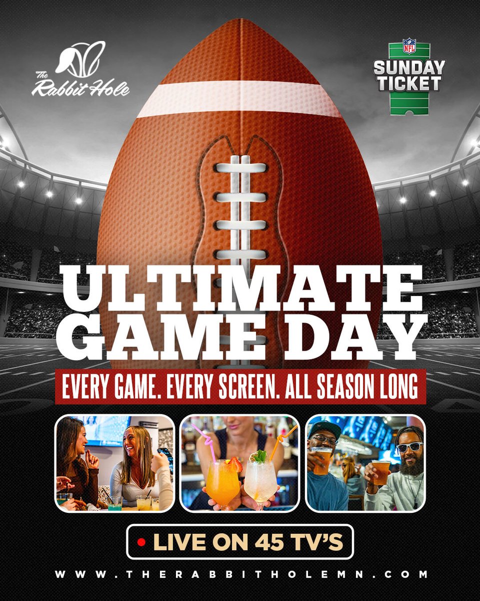 Why pick one game when you can watch them all? The Rabbit Hole = your NFL buffet. (Plates optional, pitchers encouraged.). Your destination for all things NFL.