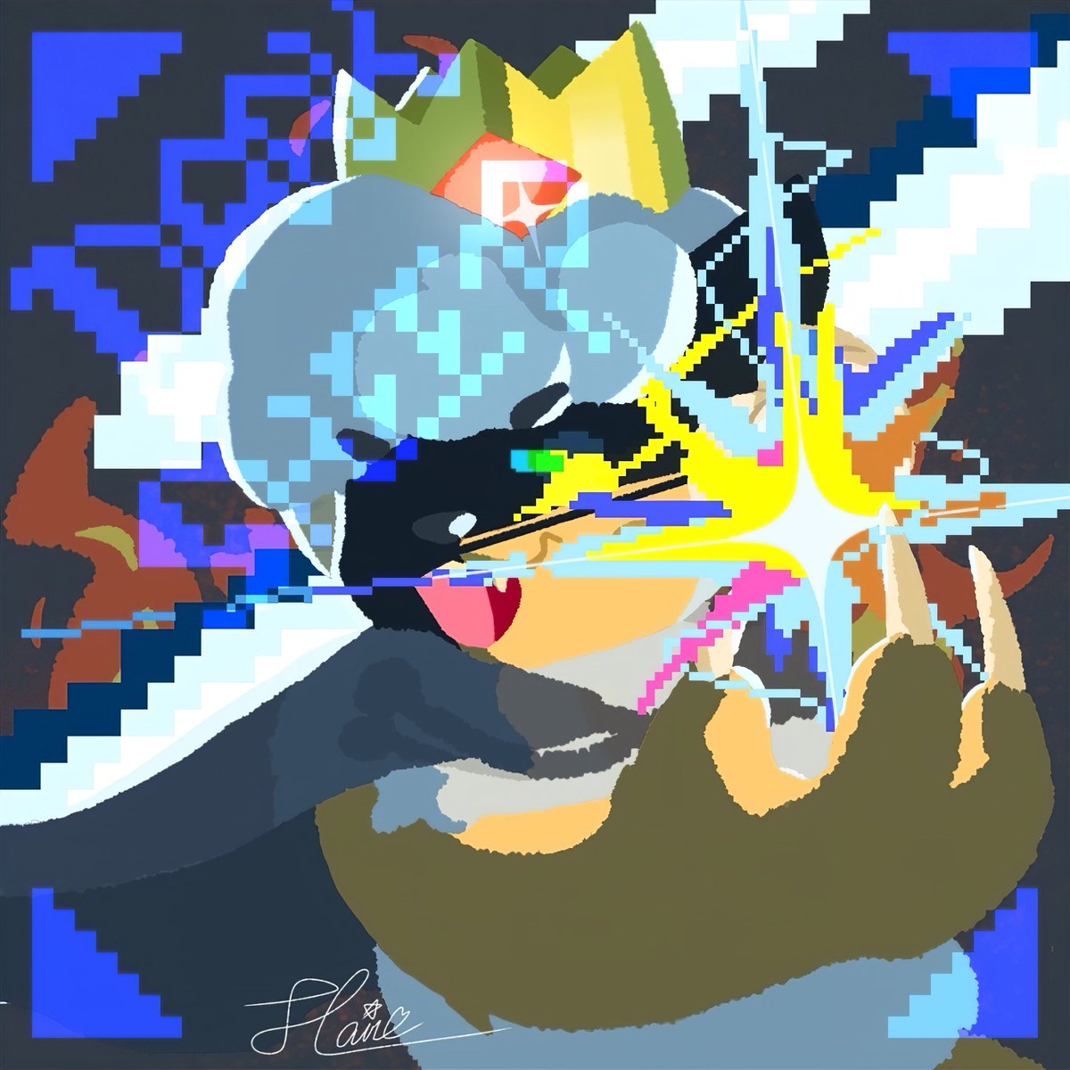 ilikepineconec's tweet image. This took like 738474832 hours THE only reason I finished this was because its dark sheep 💀 
#黒魔chroma
#darksheep