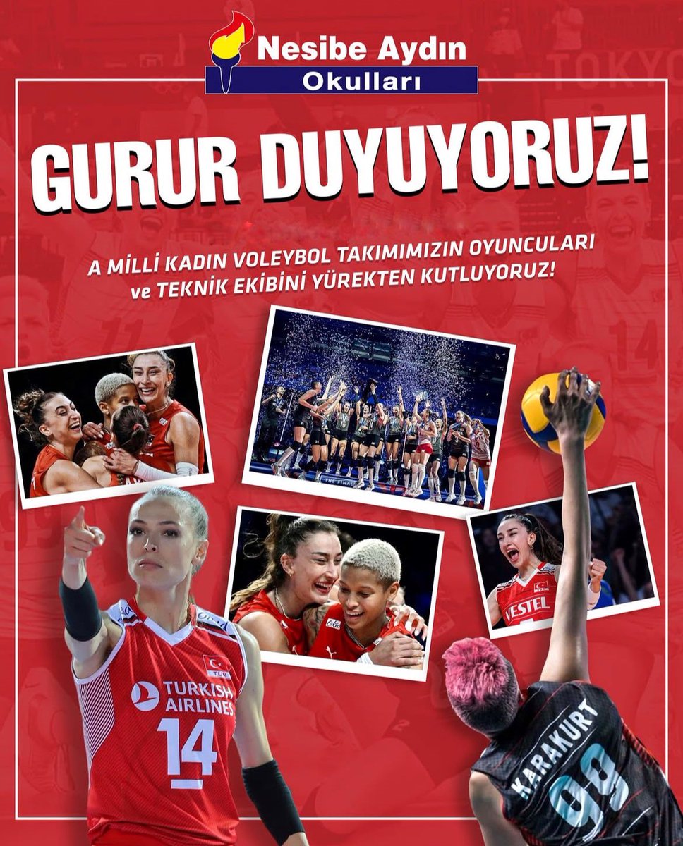 Sizinle GURUR DUYUYORUZ ATATÜRK’ün KIZLARI!🇹🇷
Bazen bir kupadan daha değerlisi, kocaman bir ülkeyi birbirine kenetlemektir.