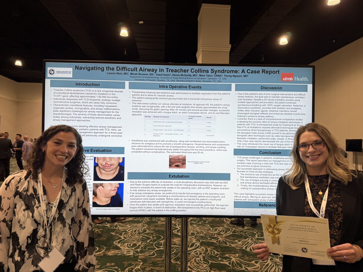 UTMB Anesthesiology tweet media