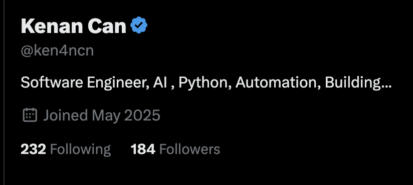 ken4ncn's tweet photo. Just hit 184 followers!  

My goal is to reach 200.    

Thanks to everyone🤠 https://t.co/wvkpwvjgCm