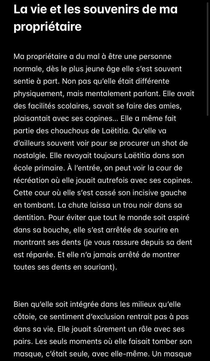 mesjolisecrits's tweet photo. La conscience muette. 
      2. Vie et souvenirs https://t.co/VYXPm3SFbb