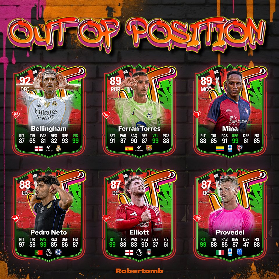 robertomb___'s tweet image. Prediccion OOP Team 1

❤️+🔁 se agradece

#EAFC26 | #OOP | #LaLiga | #PremierLeague