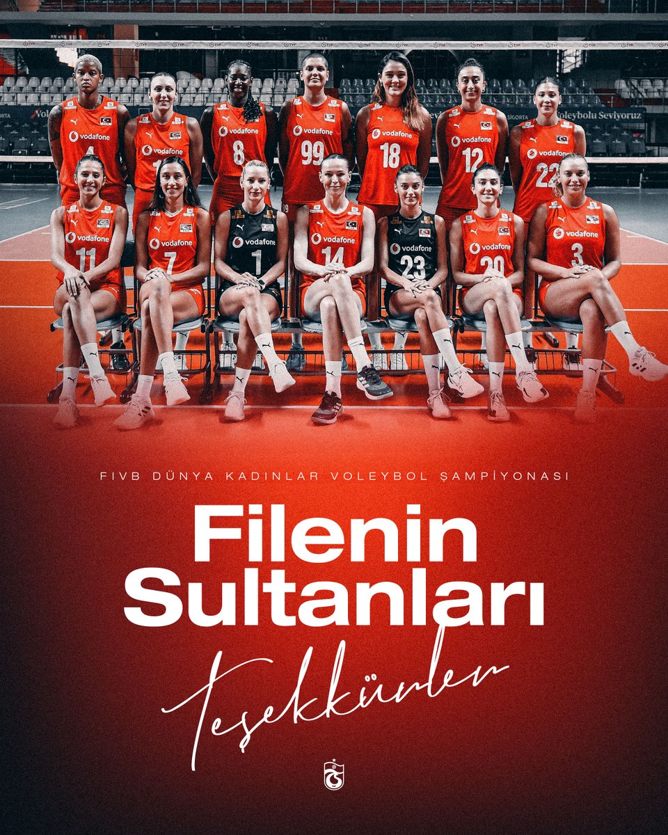 Dünya Şampiyonası’nda ilk kez finalde yer alarak unutulmaz bir başarıya imza atan ve her anıyla bizlere büyük gurur yaşatan #FileninSultanları’na teşekkürler… 🇹🇷