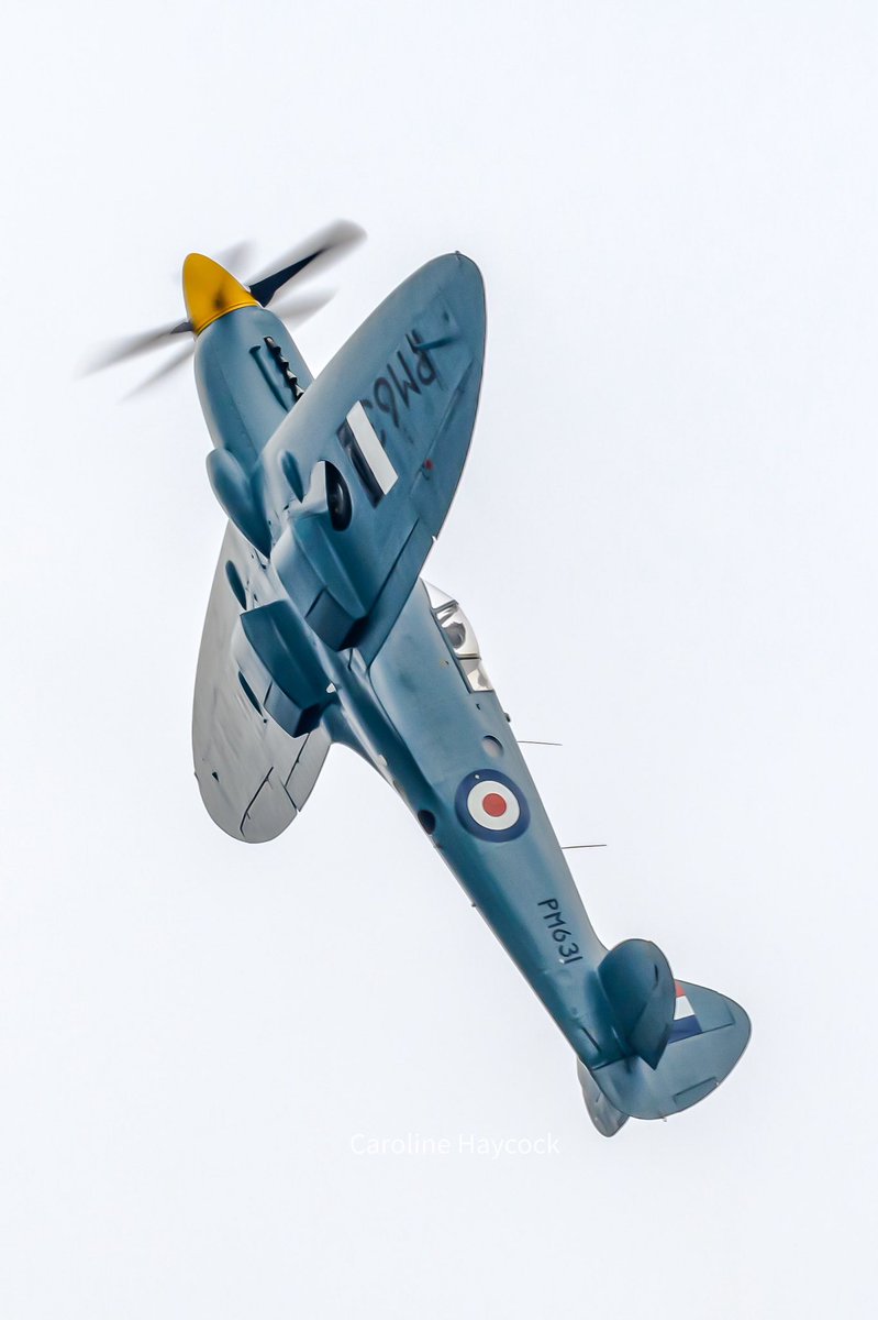 The BBMF Spitfire at Ayr.