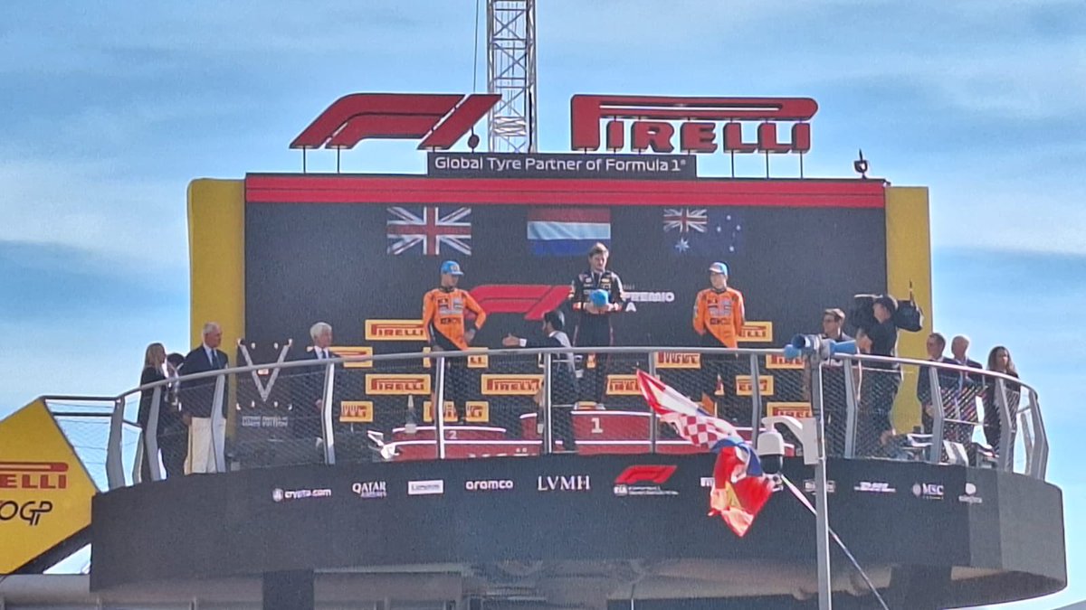 robertofunoat's tweet image. Lo stupendo podio di Monza (📸 @pciccarone ) #F1 #ItalianGP #Podium