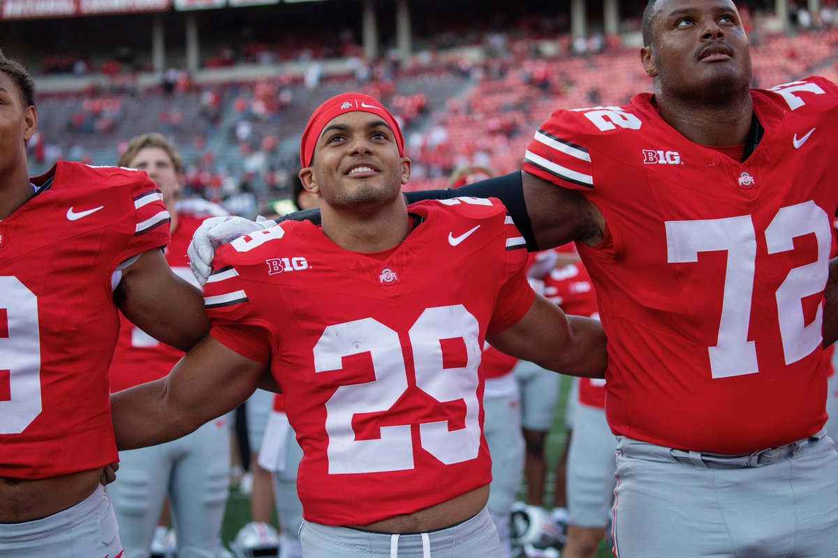 Yesterday, Zach Hayes and Glorien Gough became the first Ohio State Club Football alumni to appear in an <a href="/OhioStateFB/">Ohio State Football</a> game since Chris Booker in the 2022 Rose Bowl. 

Hayes and Gough were both 2023 <a href="/TheNCFA/">NCFA</a> First Team All-Americans before being called up to play for Ryan Day.
