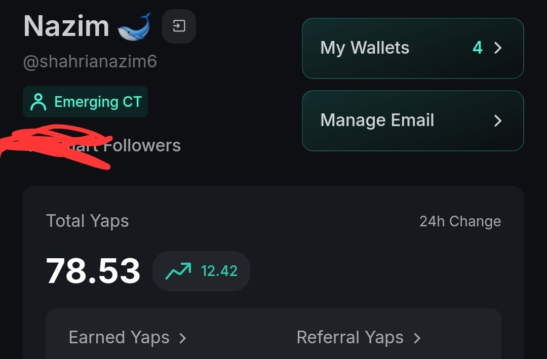 Today I earned 12.5 Yap,and I need only 20 Yap to reach the <a href="/HanaNetwork/">Hana</a> Creator LB ☹️

This is my first real hard yapping project,and at the end of the day I have to stop here because I don’t have 100 Yap 🥲

I always reply to many smart followers’ posts, engage with them, and