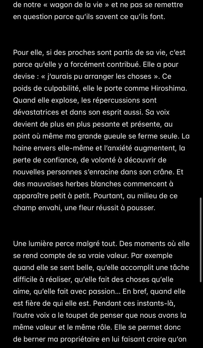 mesjolisecrits's tweet photo. La conscience muette. 
      3. L’écho de ma conscience (2/2) https://t.co/Up6c0YMRjl