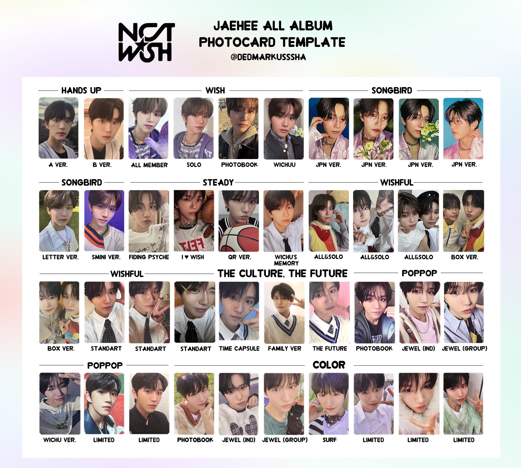 nctwish トレカ ユニット NCTWISH DICON ISSUE 限定 ユニット トレカ B