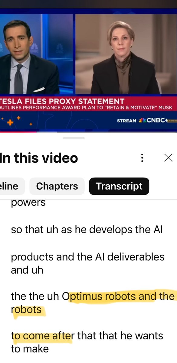 Though I may have been hearing things but Tesla's board Robin Denhome says “Optimus robots and the robots to come after” 🚙🤖and ? 👀