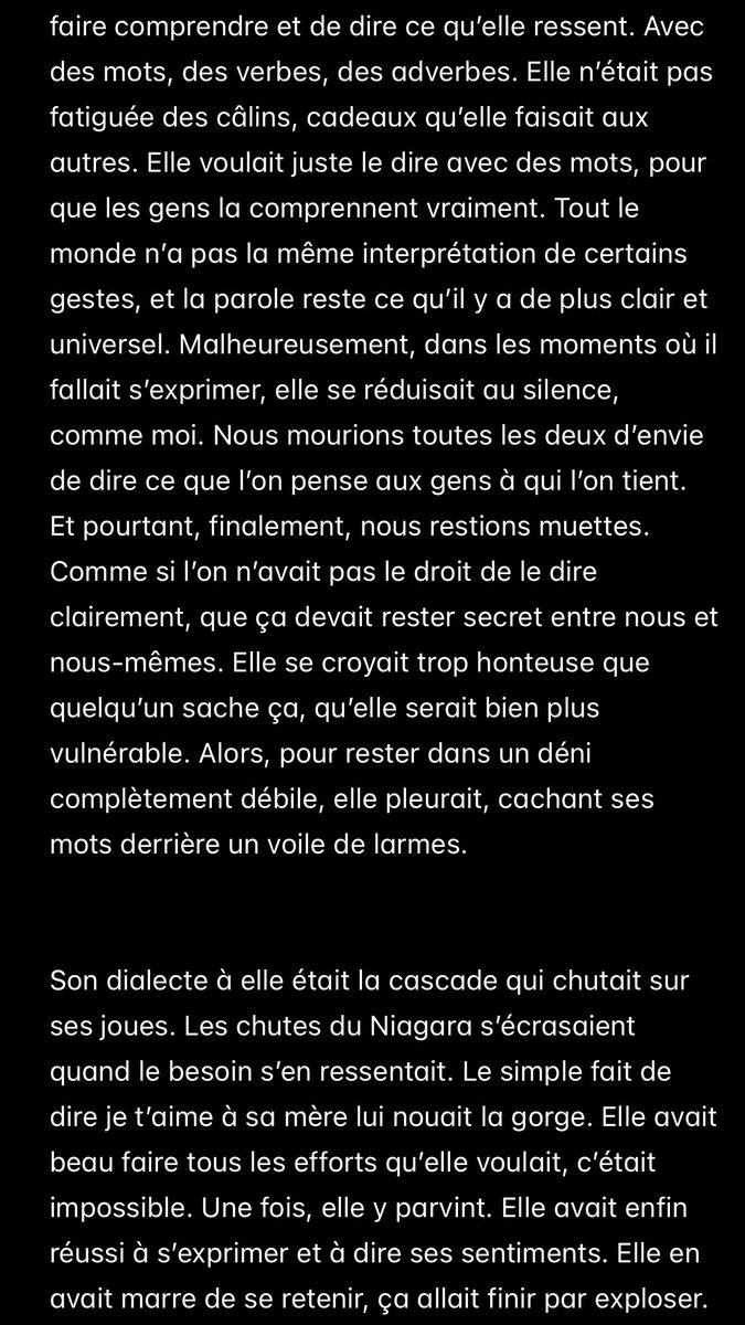 mesjolisecrits's tweet photo. La conscience muette. 
         4. Les mots du silence (1/2) https://t.co/gL4r333Slx