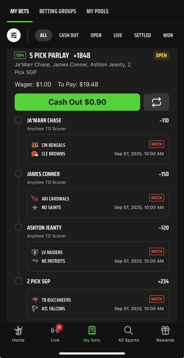 11HDCARY's tweet photo. @DKSportsbook 👻 https://t.co/UKzcMZFlXp
